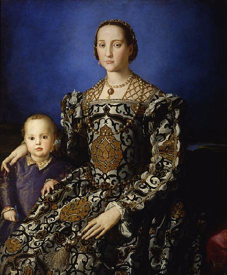 Agnolo Bronzino Eleonora di Toledo col figlio Giovanni Sweden oil painting art